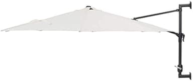 FRALHQFL Garden Parasol Beach Umbrellas Wall-Mounted Parasols Outdoor Wall-Mounted Sun Protection and Uv Protection Parasol Garden Lawn Parasol Awnings with Metal Poles 210607