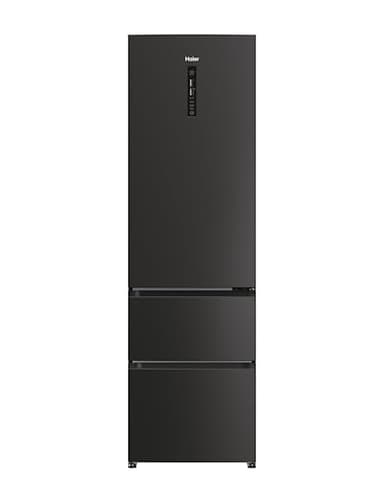Haier HTR3619ENPB 60/40 Total No Frost Fridge Freezer - Black - E Rated