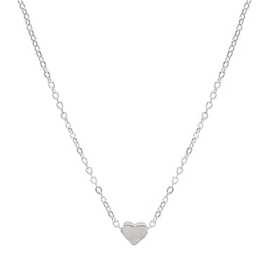 Man Jewelry Costume Jewelry for Women Necklaces Necklace Simple Love Pendant Necklace Female Alloy Peach Heart Choker Temperament Personality Everything Statement Necklace for Women (Silver, One Size)