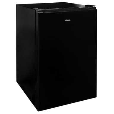 Abode Under Counter Freezer 48cm Wide Freestanding Black 60 Litre with 3 Drawers, Adjustable Feet & Reversible Door, 4 Star Freezer, Suitable for Garages & Outbuildings A85UCFZ482E1B (Black, 48 cm)