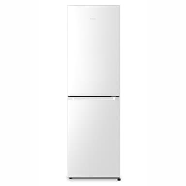 Teknix FFPH1825PW/E 55cm Freestanding 50/50 Fridge Freezer - 256 Litre Capacity - Total No Frost - White with White Handle - E Rated, H182.5 x W55 x D56.2 (cm)