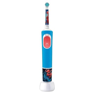 Oral-B Pro Kids Spider-Man Marvel Children's Electric Toothbrush, 1 Soft Brushing, Timer and Vibration, Rechargeable Battery, 4 Stickers, Ages 3 and Up