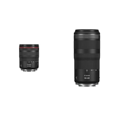 Canon RF 24-105mm F4L IS USM Lens - Professional L-Series Standard Zoom | 5-Stop & RF 100-400mm F5.6-8 IS USM - Lens Canon R System Cameras, Ideal Wildlife Photography, Sports, Action And Aviation.
