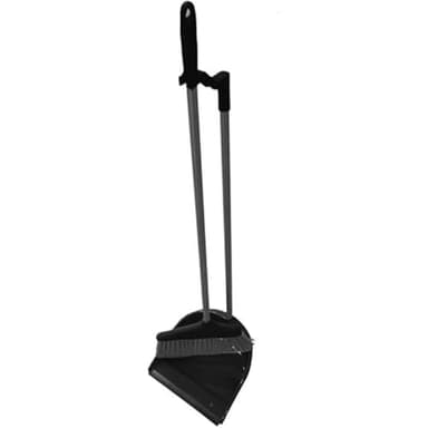 ABENA Long Handled Dustpan And Brush Set | 84cm Tall Dustpan and Brush Sets | Suitable For Use As A Kitchen Broom, Floor Brush, Sweeping Brush Indoor, Sweeper And More.
