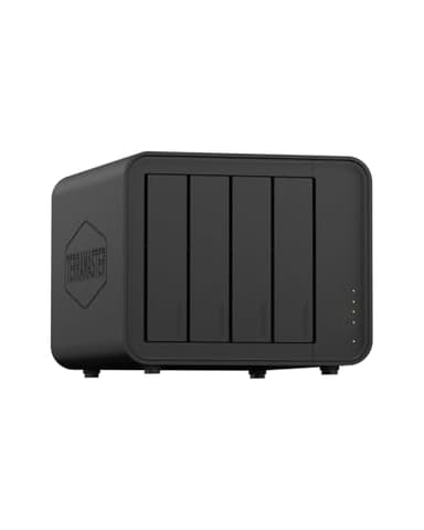 TERRAMASTER F4-424 Max NAS Storage - 4Bay Core i5 1235U 10-Cores 12-Threads, 8GB DDR5 RAM, Dual 10GbE Ports, Network Attached Storage Peak Performance for Business (Diskless)
