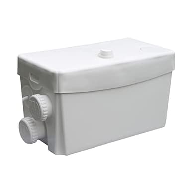 Hocanflo 300W Macerator Pump, Quiet Sewerage Toilet Pump for Toilet Sink Basin Shower Bathtub 3 inlets