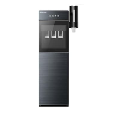 Freestanding Mains Fed Unit Floor-Loading Standing Water Cooler，3 In 1 Water Cooler Dispenser For Instant Hydration For Home Office Coffee Tea Bar(Gris)