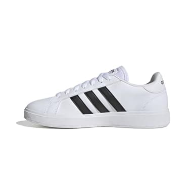 adidas Women's Grand TD Lifestyle Court Casual Shoes, Cloud White/Core Black/Cloud White, 4 UK