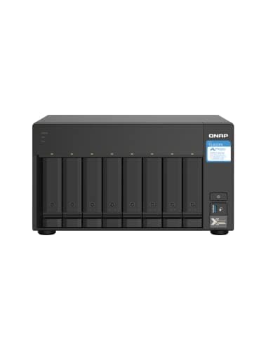 QNAP TS-832PX-4G 8 Bay High-Capacity NAS with 10GbE SFP+ and 2.5GbE, Black, Tabletop, Metal, Storage Drives, Network Devices, PCIe Cards