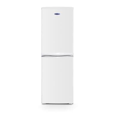 ICE KING IK8951EW Freestanding Fridge Freezer, 50/50 Split, 142L Capacity, White, Auto Defrost, Reversible Doors, Energy Efficient, Quiet Operation – Ideal for Kitchen or Utility Room