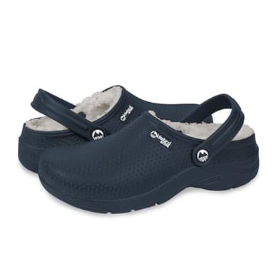 Lakeland Active Men's Fleece-Lined Dockray Clogs - Oxford Blue - 9 UK