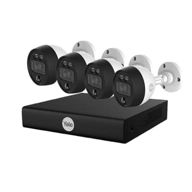 Yale Smart Motion CCTV Kit | 4x Outdoor Cameras, 8-Channel XVR (1TB), Human & Vehicle Detection, Night Vision, Alexa & Google Assistant Compatible, App-Controlled Security System