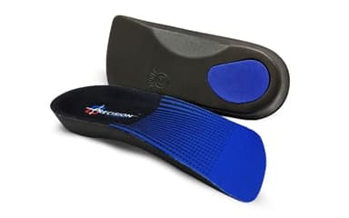 PRECISION ORTHOMEDICS ® - 3/4 Orthotic Arch Support Insoles for Plantar Fasciitis Fallen Arches Over Pronation Flat Feet – Suitable for Both Men & Women (X-Small (UK: 3-4.5))