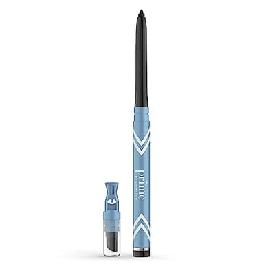 Prime Prometics PrimeEyes Glide Eyeliner for Mature Women – Water-Resistant, Long-Stay and Mess-Proof – Gel Cream Texture, Discreet Sharpener and Effective Smudger (Black)