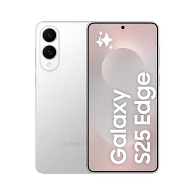 Samsung Galaxy S25 Edge AI Smartphone, Galaxy AI, Android Smartphone, 12GB Memory, 256GB Storage, 200 MP Camera, Long Battery Life, Titanium Silver, 3 Year Samsung Extended Warranty (UK Version)