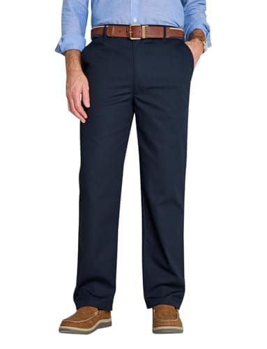 Chums Men's Stain and Water-Resistant Cotton Chino Trouser Durable and Practical Stretch Fabric Pants Navy 36W / 29L