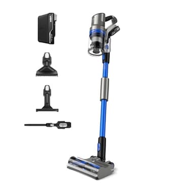 Vax HomePro Pet, Cordless Stick Vacuum Cleaner, Up to 45min Runtime, Self Stand, Hairwrap Resist, Pet, Stair and Crevice Tool Included, Graphite and Blue, CLSV-HPKP
