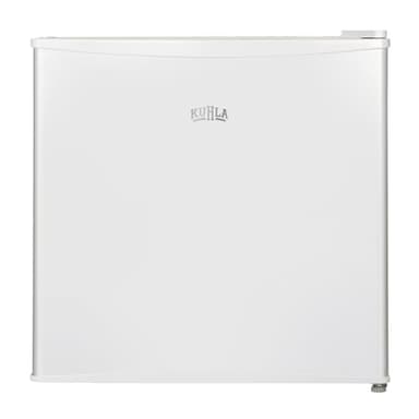 Kuhla Table Top Larder Mini Fridge 43 Litre Capacity with Reversible Door & Adjustable Feet, Small Fridge, Manual Temperature Control, Ice Box, White KTTF0E4W