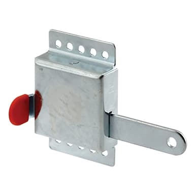PRIME-LINE GD 52118 Garage Door Lock Inside Deadlock – Heavy Duty Galvanized Housing, Fits Extra Protection as a Security Lock-7/8 x 1/8", Steel, 7/8 in