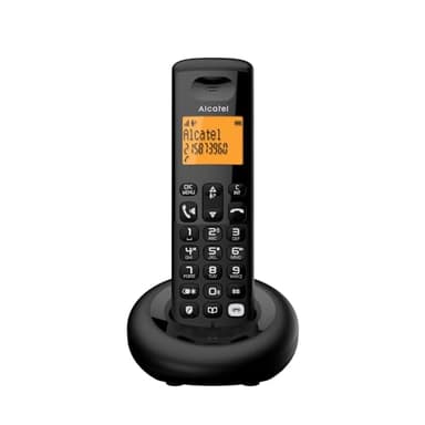 Alcatel E260S Voice Cordless Phone with answering machine - Landline Home Phones - Call Blocking Telephones - UK Only