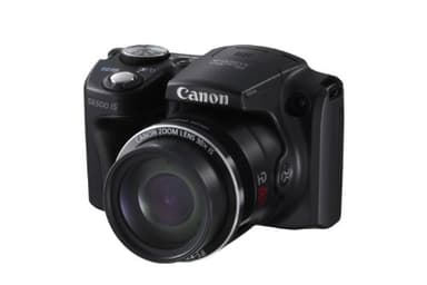 Canon PowerShot SX500 IS Digital Camera - Black (16.0 MP, 30x Optical Zoom) 3.0 inch LCD (Renewed)