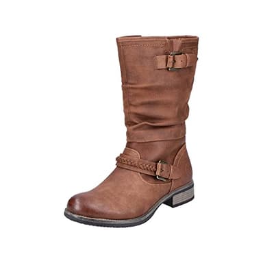 Rieker Women's 98860 High Boots, Brown (Nuss 22), 4 UK (37 EU)