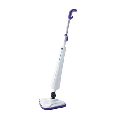 Quest 41989 Electric Steam Mop / 180° Triangular Swivel Head / 350ml Tank Capacity/Microfibre Mop Head/Works on Hard Floors/Chemical Free / 1300W