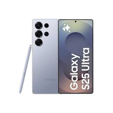 Samsung Galaxy ​S25 Ultra 5G (2025) ​1TB ​Storage​ + 12GB RAM SM-S938B ​Qualcomm Snapdragon 8 Elite SIM Free Factory Unlocked​ Android 15 Smartphone (Titanium Silver Blue)