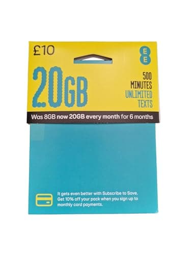 EE Pay As You Go 3-in-1 SIM card