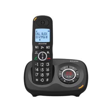 Alcatel XL595 Voice Cordless Phone with Answering Machine - Landline Phones Cordless - Home Telephone with Answer Machine - Call Blocking Telephones- Extra Large Phone