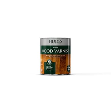 Fiddes Premier Wood Varnish,Satin, Matt & Gloss (Satin) 1 litre