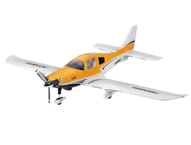 Fox Hobby TOP119E C400 INTERMEDIATE SPORTS 1100MM RTF WITH GYRO FLIGHT CONTROLLER RC Plane, Yellow
