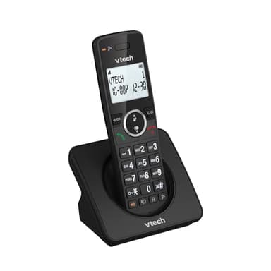 VTech ES2000 DECT Cordless Phone with Nuisance Call Blocker,Easy-to-Read Backlit Display,ECO Mode,Landline Phone with 18 Hours Talk-time,Volume Booster,Handsfree Speakerphone,Speed Dial,Single Handset