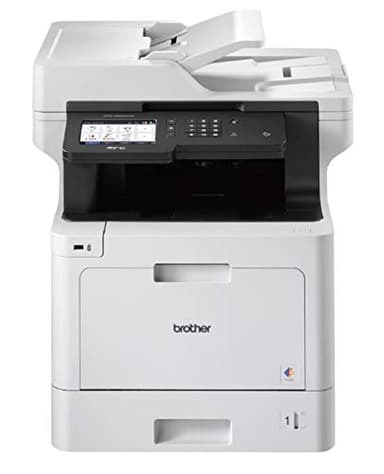 Brother MFC-L8900CDW Colour Laser Printer - All-in-One, Wireless/USB 2.0/Network/NFC, Printer/Scanner/Copier/Fax Machine, 2 Sided Printing, A4 Printer, Business Printer, UK Plug