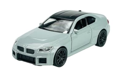 Welly BMW M2 G87 Coupe Grey Approx. 1/34-1/39 Metal Model Car Die Cast New in Box