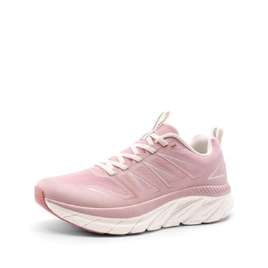 NORTIV 8 Women's Trainers Walking Shoes Running Comfortable Tennis Breathable Non Slip Athletic Gym Workout Cross Sneakers.,Size 5,Pink,SNWS246W