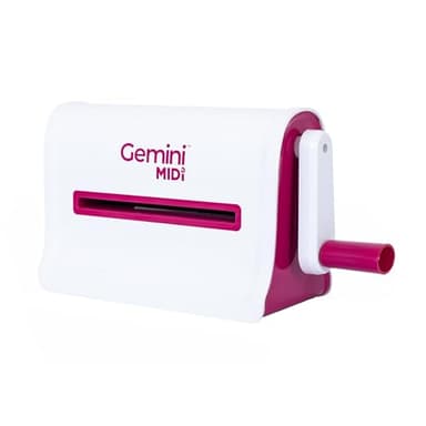 Gemini Midi Manual Die Cutting & Embossing Machine For Scrapbooking, Card Making And Crafting - 6" x 9" Opening Plate Size