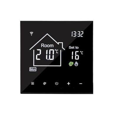 ANCLLO WiFi Smart Thermostat Save Energy Digital Room Thermostat Underfloor Heating Temperature Controller for Electric Heating