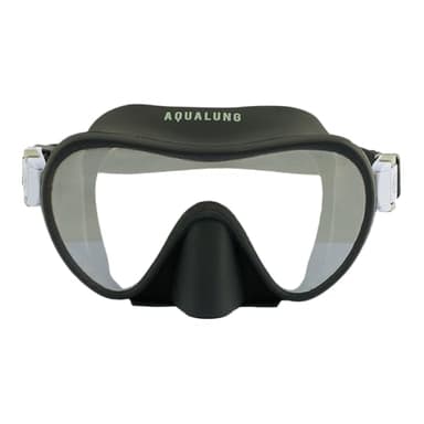Aqualung Nabul Mask | Adult diving, snorkelling and trekking mask for men and women with 180° vision, UV protection, anti-fog and anti-leak lens, Black