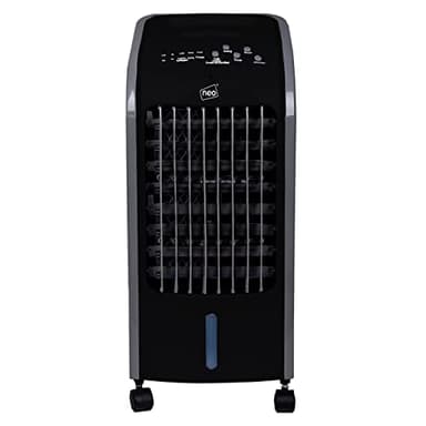 Neo 4L 80W Oscillating Air Ice Water Evaporative Mini Portable AC Con Conditioning Cool Cooler Fan Remote (Black)