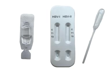 Herpes Blood Test Kit Oral & Genital Simplex Virus Dual Panel HSV 1 & 2 STI CE