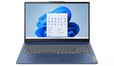 Lenovo IdeaPad Slim 3 15IAH8 15.6" Laptop | Intel Core i5-12450H | 8GB RAM | 256GB SSD | Full HD Webcam | Stereo Speakers with Dolby Audio | Windows 11 Home | Blue