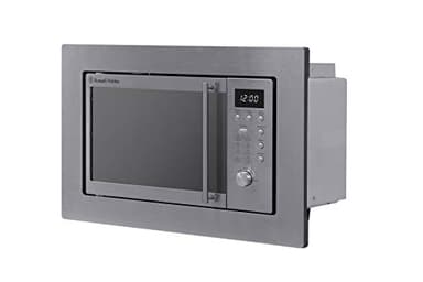 Russell Hobbs Digital Built In Microwave 20 Litre 800W Stainless Steel Integrated with 8 Auto Cook Settings, Defrost Function, Clock & Timer RHBM2001