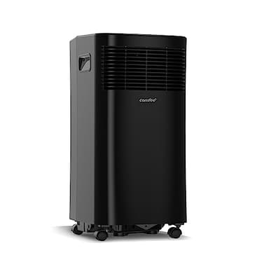 Comfee by Midea Portable Air Conditioner 9000 BTU | Energy Efficient Air Conditioner & Dehumidifier for Rooms with Remote Control, 24Hr Timer, Window Vent | Self Evaporating Technology - Black