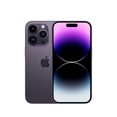 Apple iPhone 14 Pro, 128GB, Deep Purple - (Renewed)