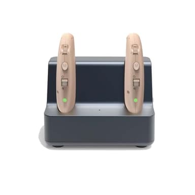 Hearing Amplifier Aid Rechargeable Digital Personal Sound Amplifier Devices PSAP for Seniors,Behind The Ear,BTE,TV,2-Pack