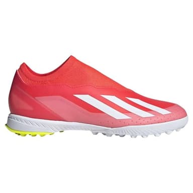 adidas Mens X Crazyfast League Laceless Astro Turf Football Solar Red 10