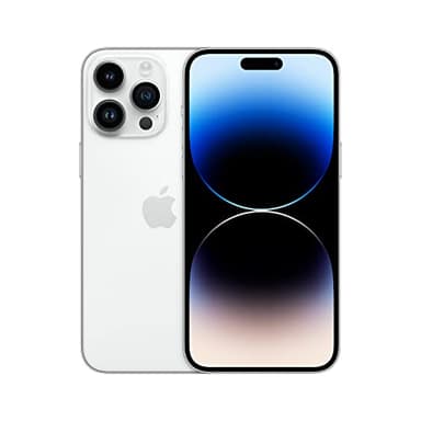 Apple iPhone 14 Pro Max, 256GB, Silver - (Renewed)