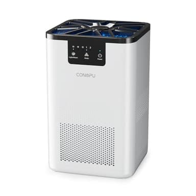 CONOPU Air Purifier For Bedroom, 3-Stage Filtration, Air Purifier for Home with Aromatherapy Function, Air Cleaner with Sleep Mode, Air Filter For Pet Pollen Dander Dust, Night Light