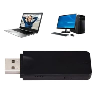 Wireless Network Card Adapter for Samsung Smart TV,USB WiFi Adapter,Dual Band Wireless Network Adapter,Change Wired Connection into Hotspot,Supports Windows 11/10,Mini Size,for Windows PC,Black